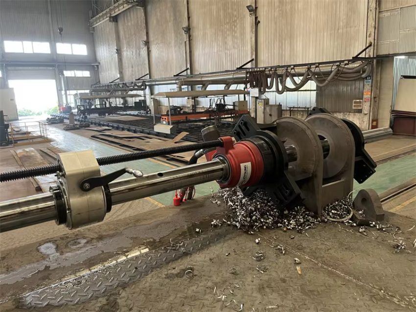 Quy trình hoạt động của máy hàn doa lỗ di động TDG90