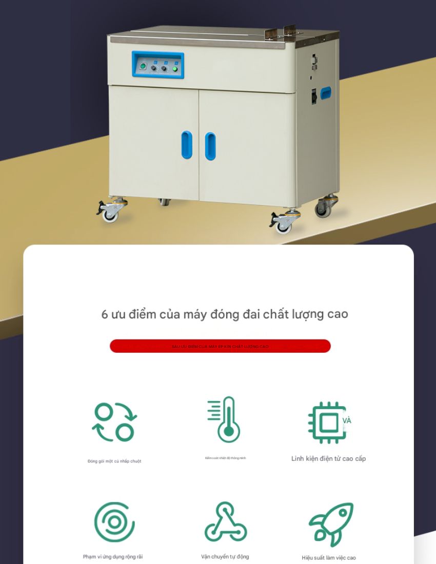 Máy đóng đai SM10H (2 Motor)