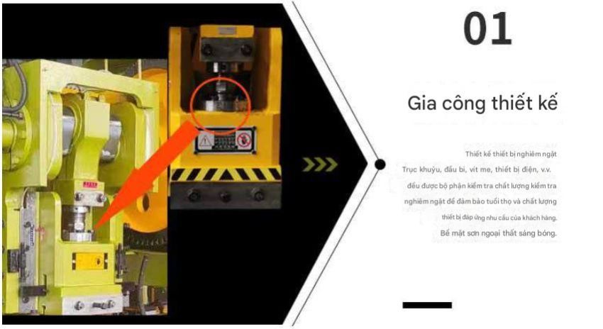 Đặc điểm của máy đột dập cơ khí 16 tấn JB23-16T 1