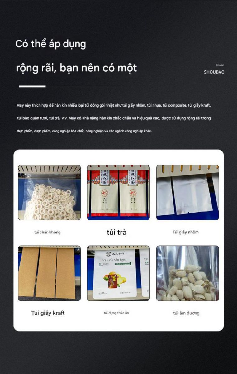 Những tính năng của máy hàn miệng túi FR750WP