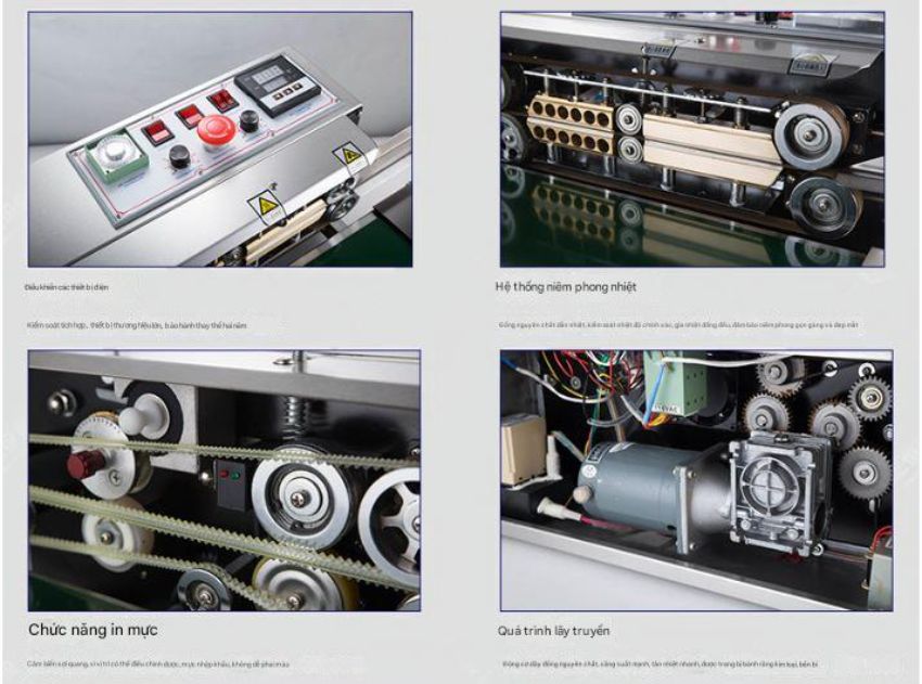 Thông số kỹ thuật của máy hàn miệng túi FRD-1000WP