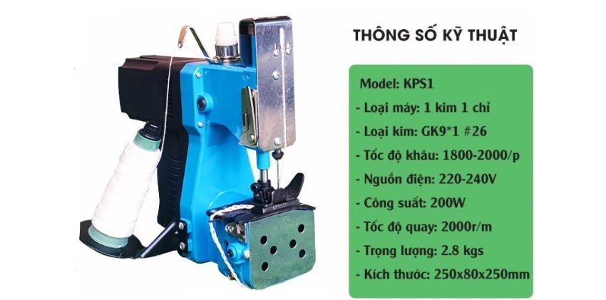 Máy may bao bì cầm tay KPS1 0
