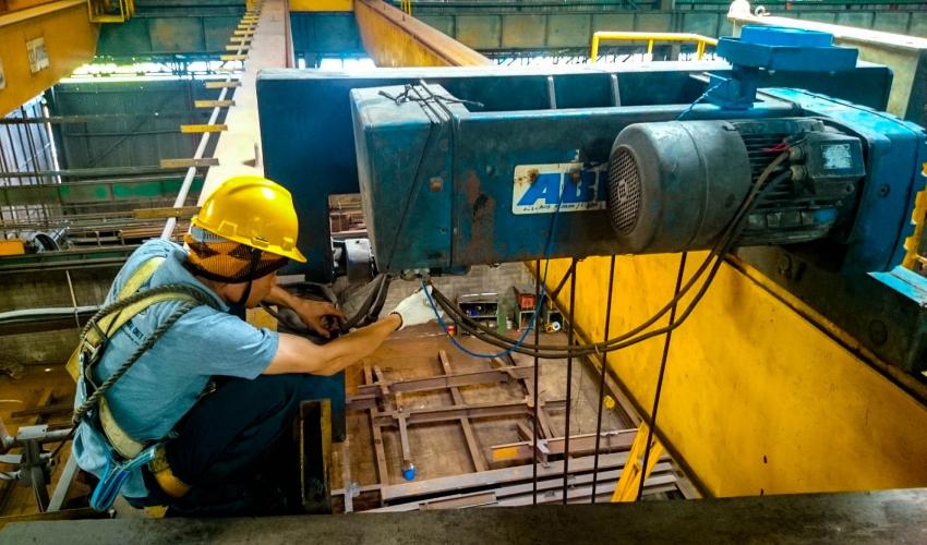 Sử dụng và bảo dưỡng pa lăng cầu trục đúng cách