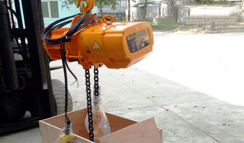 Pa lăng xích điện cố định 1