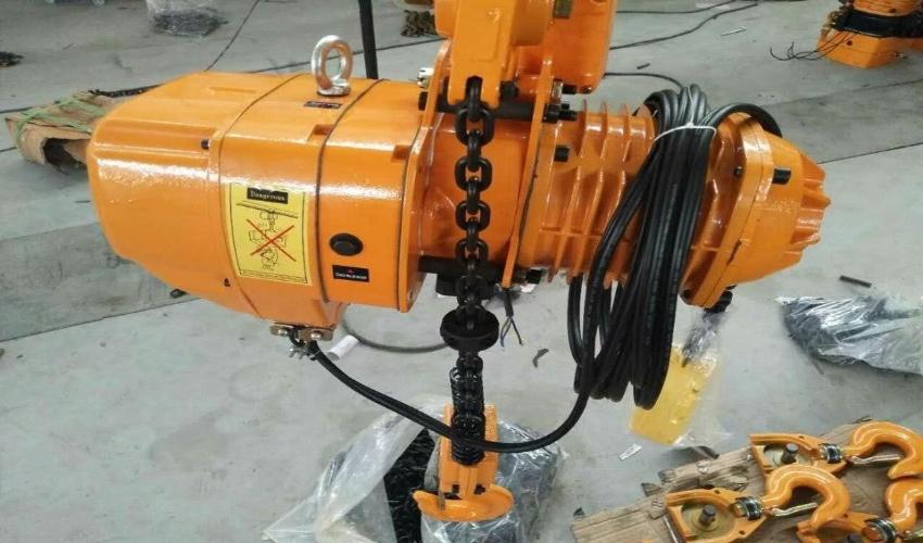 Pa lăng xích điện cố định 4