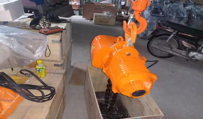 Pa lăng xích điện cố định 5