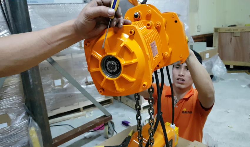 Pa lăng xích điện cố định 6