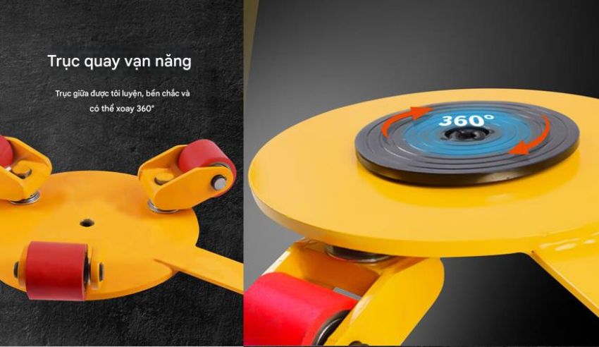 Rùa chuyển hàng xoay 360 độ 3 tấn WTM3T có ưu điểm gì? 1