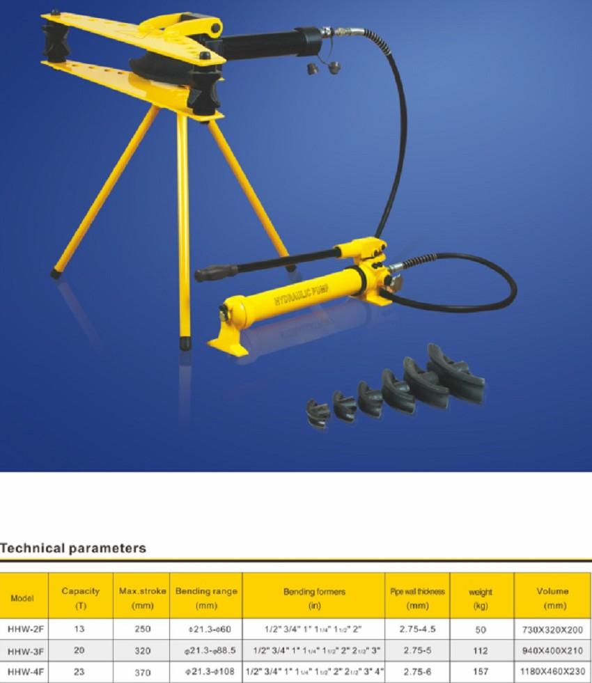 Thông số kỹ thuật máy uốn ống HHW-4F