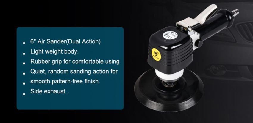 Ưu điểm cấu tạo của máy chà nhám khí nén 5 inch RONGPENG RP7316