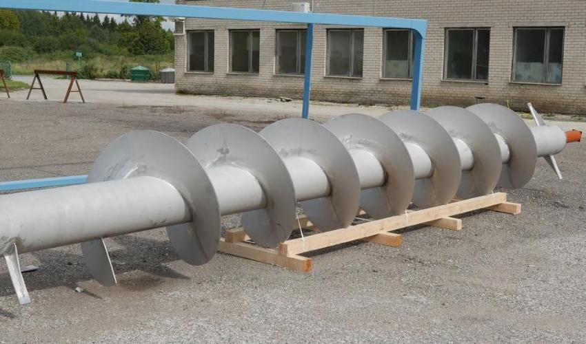 Vít tải xoắn cánh nghiêng