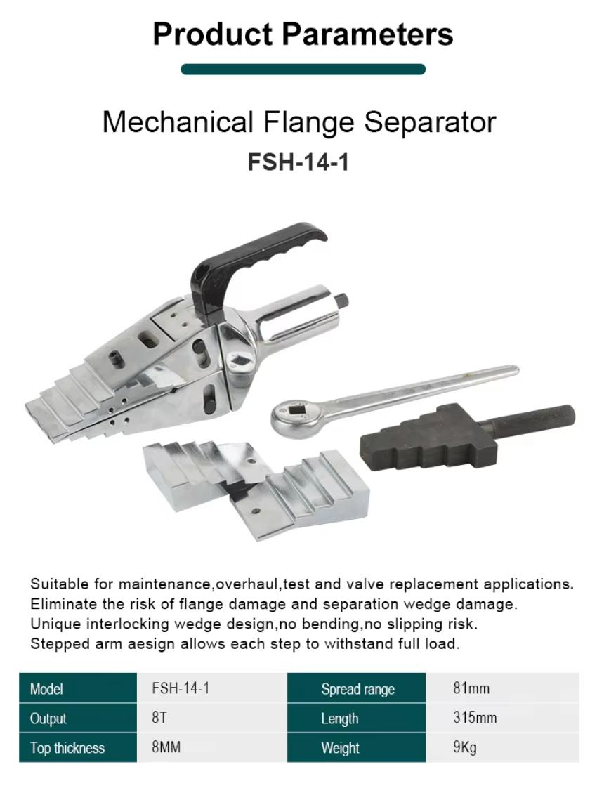 Tách mặt bích thủy lực FS-14 bằng tay 1