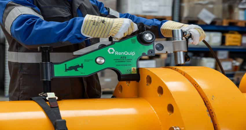 Tách mặt bích thủy lực RenQuip AT4K 1
