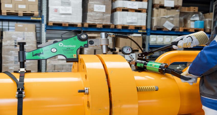 Tách mặt bích thủy lực RenQuip AT4K 3