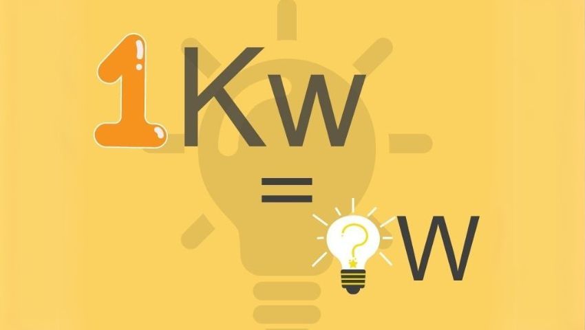 1 kW bằng bao nhiêu W?