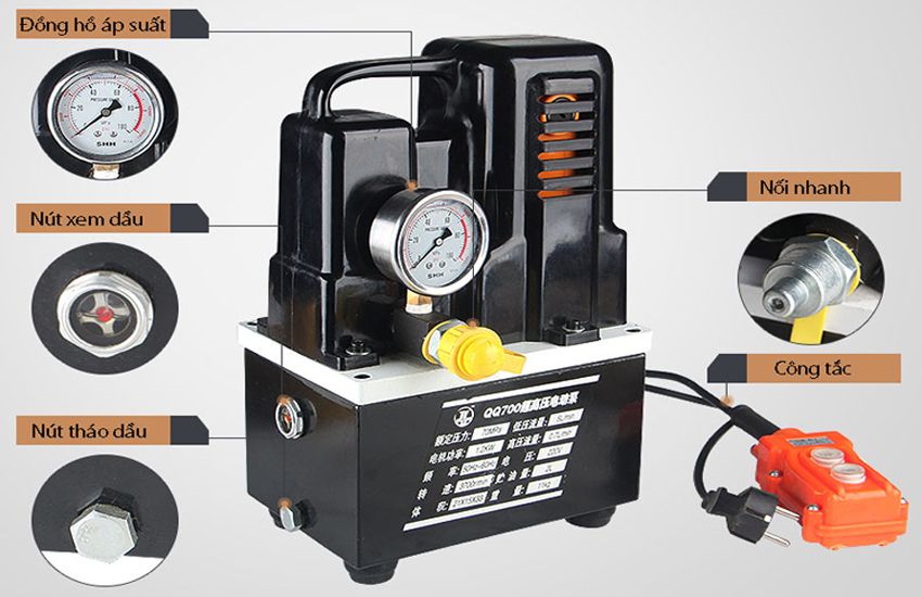 Bơm điện thủy lực QQ-700 3