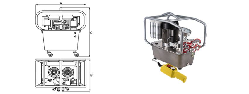 Bơm điện thủy lực Torc HYFLOW 230 3