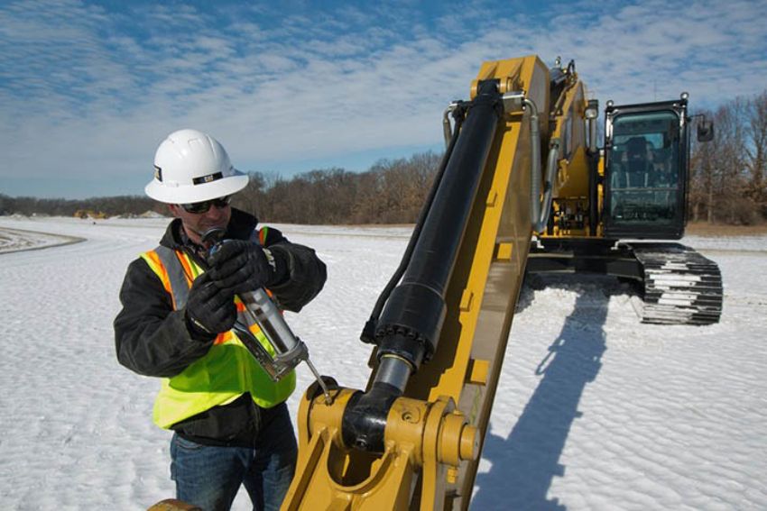 Bơm mỡ máy xúc 9
