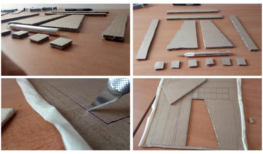 Cắt các chi tiết của cánh tay thủy lực 1