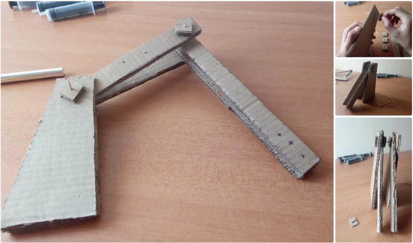 Lắp các chi tiết đã cắt với nhau