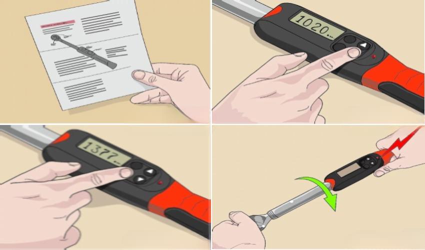 Làm sao sử dụng cờ lê lực điện tử đúng cách?