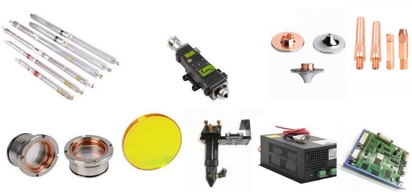 Bước 1 chuẩn bị máy hàn laser và các phụ kiện đi kèm