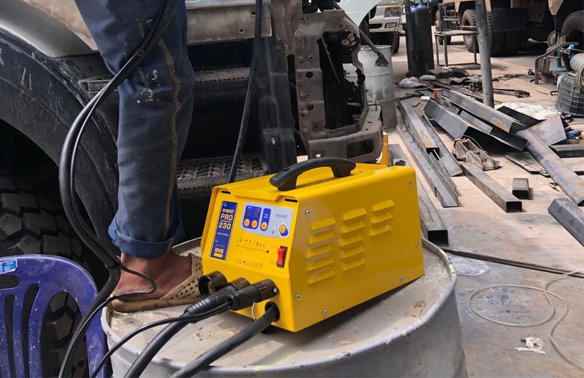 Cách sử dụng máy hàn rút tôn 8