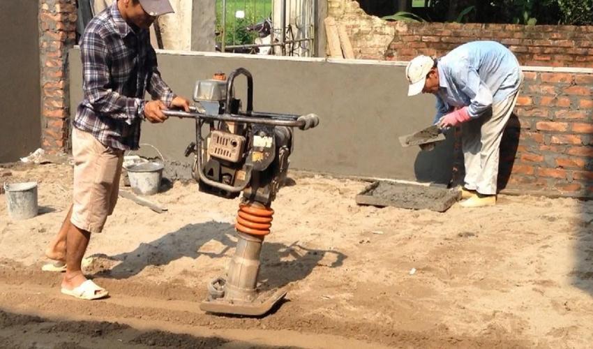 Cách vận hành máy đầm cóc 2