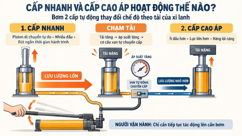 Cấp nhanh và cấp cao áp hoạt động thế nào?