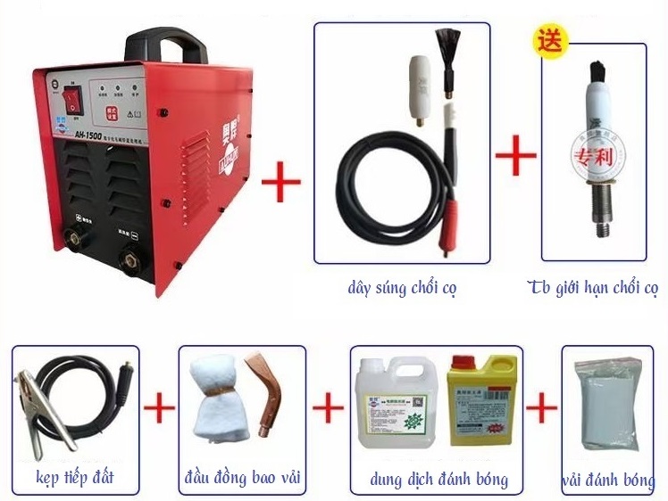 Cấu tạo bộ phận tẩy của máy tẩy mối hàn INOX