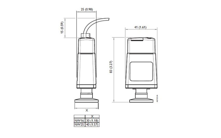 Đầu đo chân không EDWARDS APG100-XM 2
