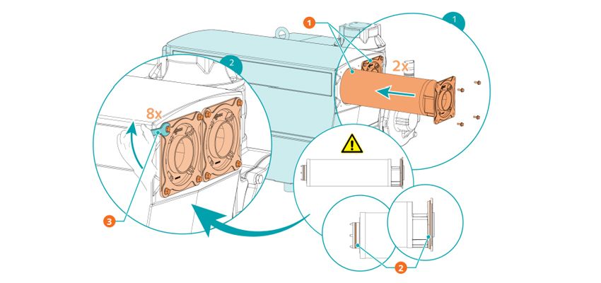 Dịch vụ bảo trì bảo dưỡng bơm hút chân không Busch 7