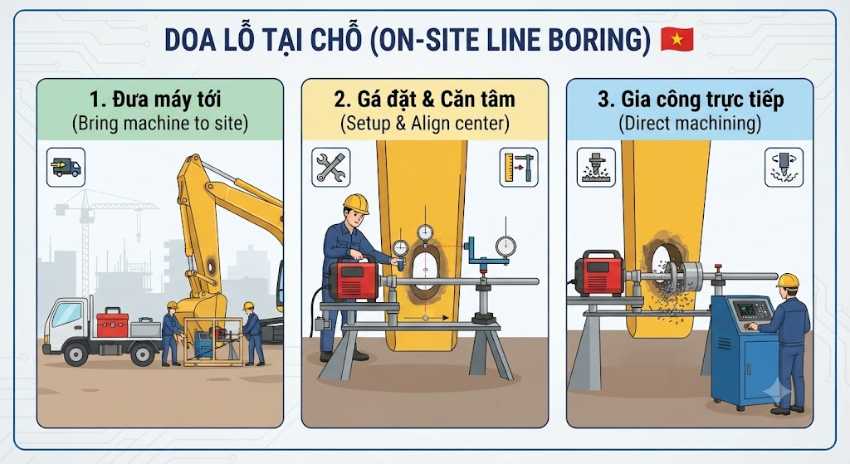 Doa lỗ tại chỗ là gì?