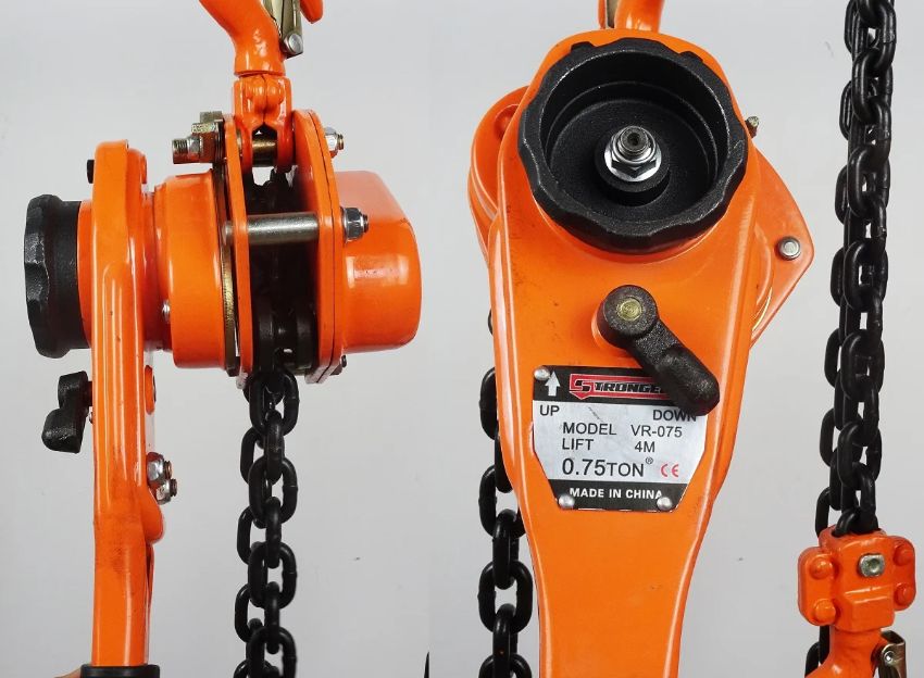 Hướng dẫn sử dụng pa lăng xích lắc tay 6