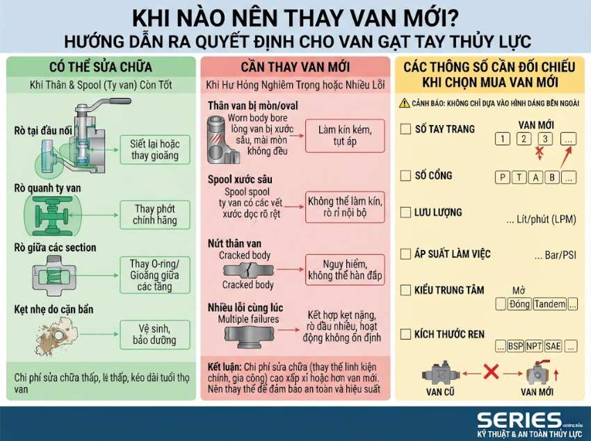 Khi nào nên thay van mới
