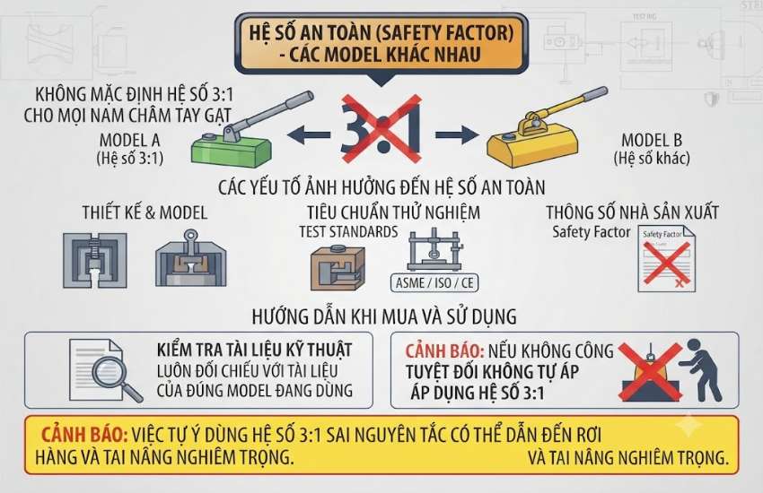 Không phải nam châm nào cũng có hệ số 31