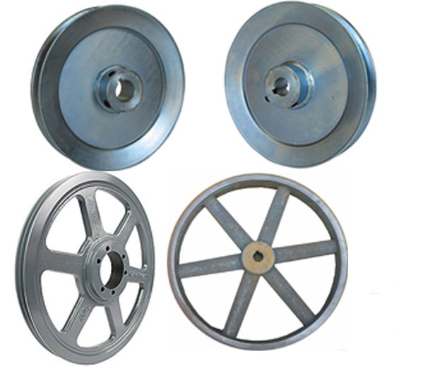 Puly bản C 350 x 4 dạng đĩa lớn dày cùi 