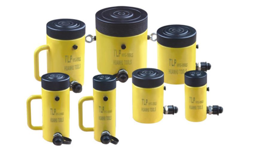 Kích thủy lực 1 chiều có vòng hãm 250 tấn hành trình 150mm TLP HHYG-250150LS 3