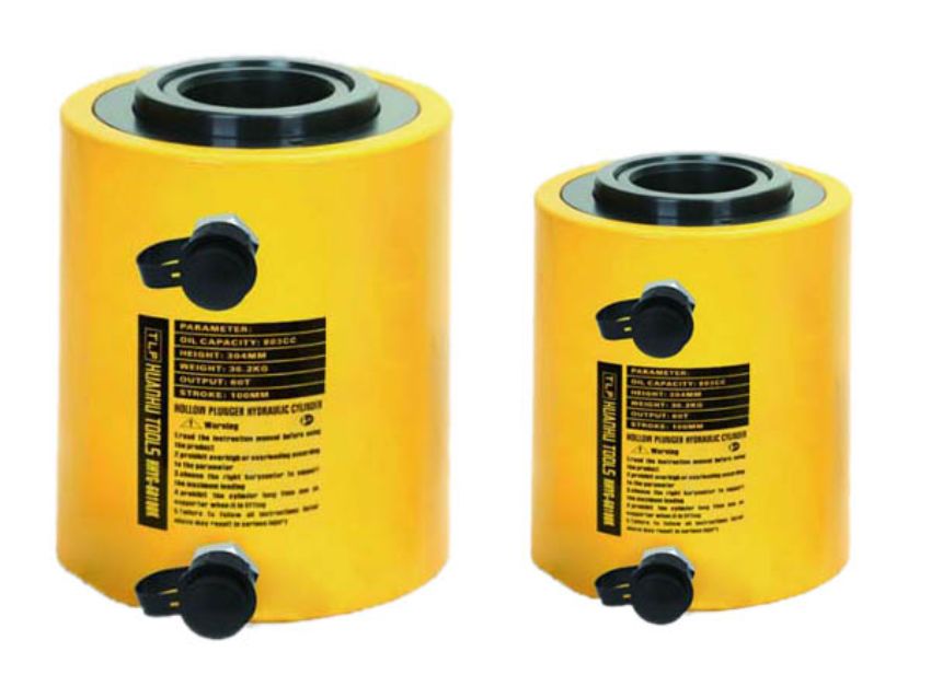 Kích thủy lực 2 chiều rỗng tâm 60 tấn 50mm TLP HHYG-6050KS
