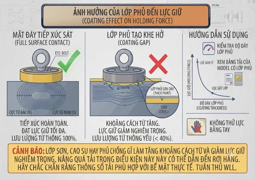 Lớp sơn hoặc lớp phủ tạo khe hở
