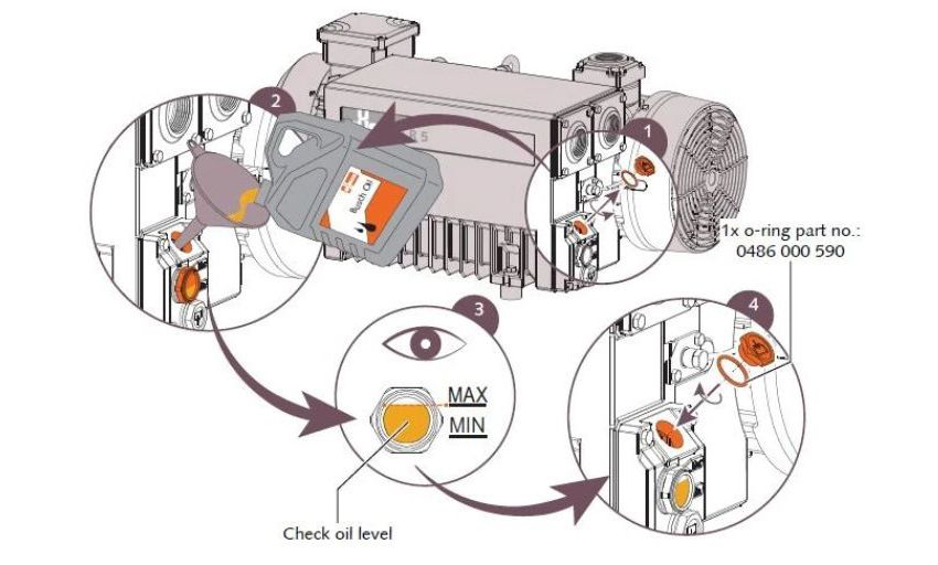 Máy bơm hút chân không không lên nước 8