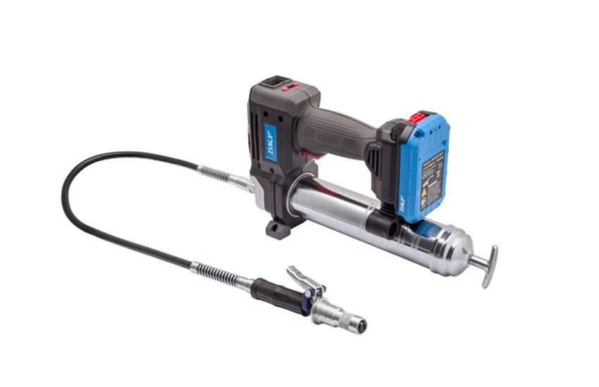 Máy bơm mỡ bò bằng pin 1