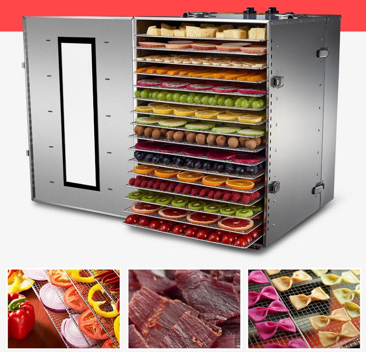 Máy sấy 16 khay được ứng dụng như thế nào?