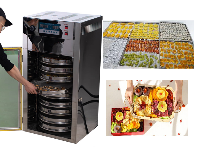 Sử dụng Máy sấy thực phẩm 9 khay tròn tự xoay như thế nào là an toàn và hiệu quả?