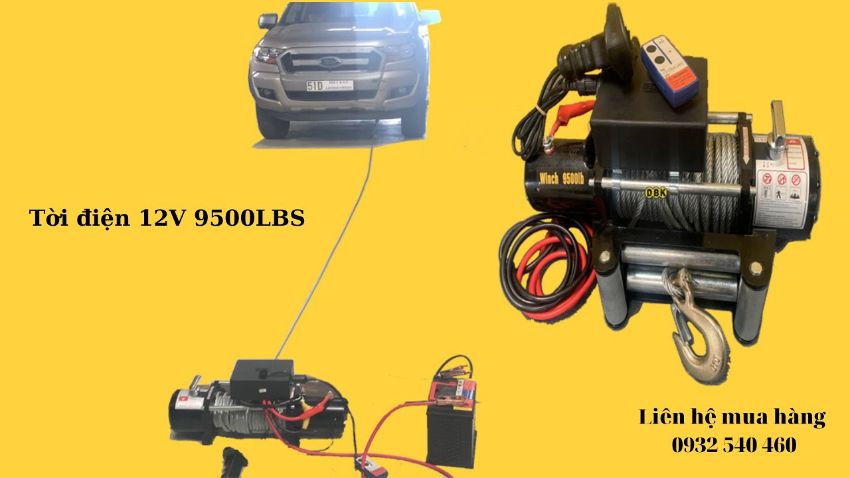 Máy tời điện 3 pha 7