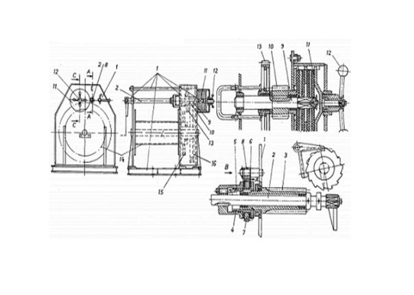 Máy tời hộp số 3