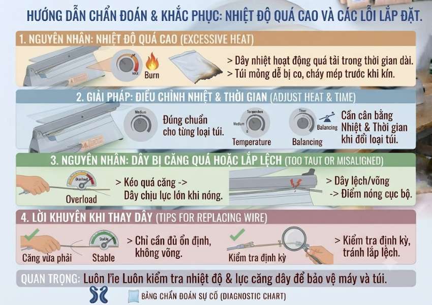 Nguyên nhân dây nhiệt dễ đứt 1
