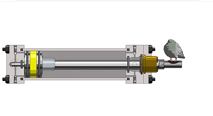Nguyên lý hoạt động của xi lanh thủy lực