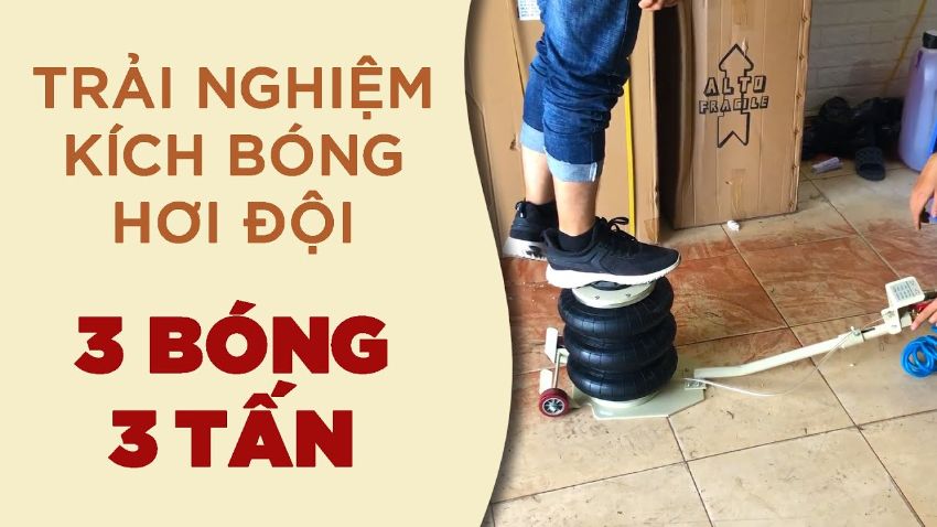 Những lưu ý khi sử dụng kích bóng hơi