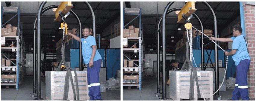 Pa lăng xích kéo tay 1 tấn 3 mét DBK HSZ 8